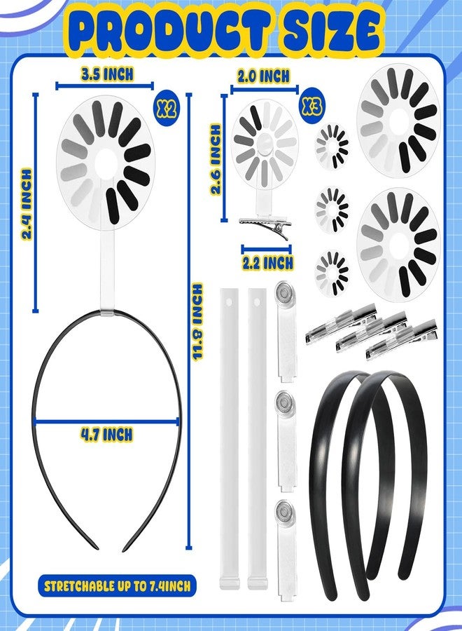 Simple polymer 5 Pcs Brain Loading Headband Creative Headbands Loading Hairpins for Women's Hair Accessories - Image 2